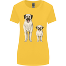 Anatolian Shepherd Dog and Puppy Womens Wider Cut T-Shirt Yellow