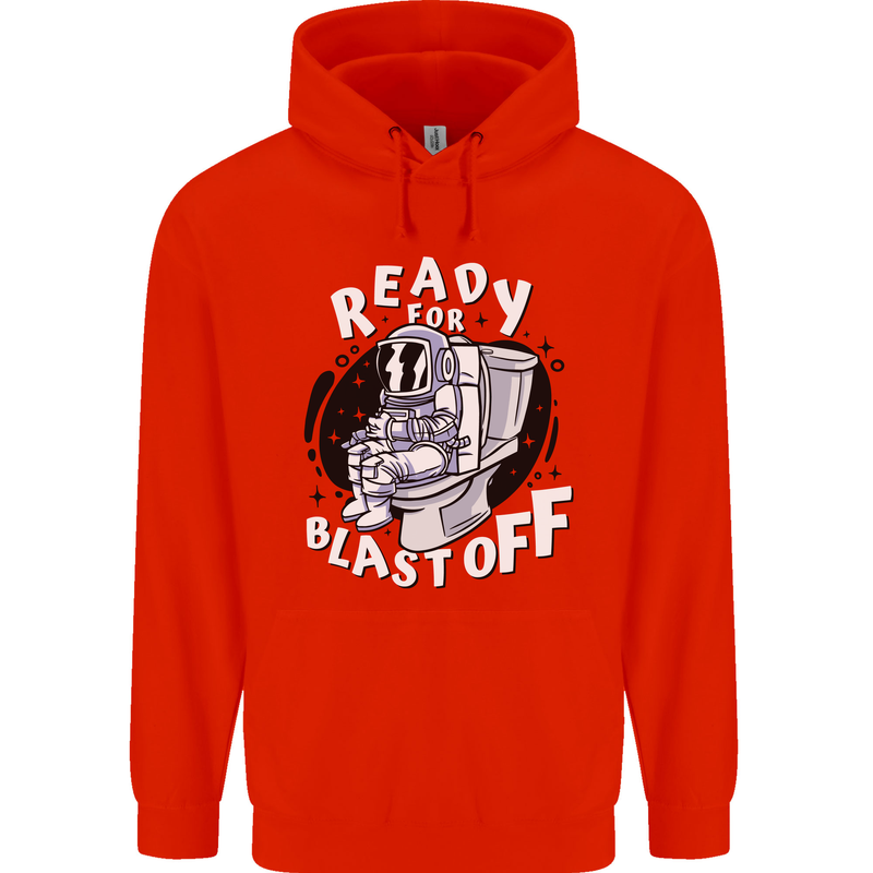 Anatomy of an American Bulldog Funny Dog Childrens Kids Hoodie Bright Red