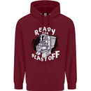 Anatomy of an American Bulldog Funny Dog Childrens Kids Hoodie Maroon