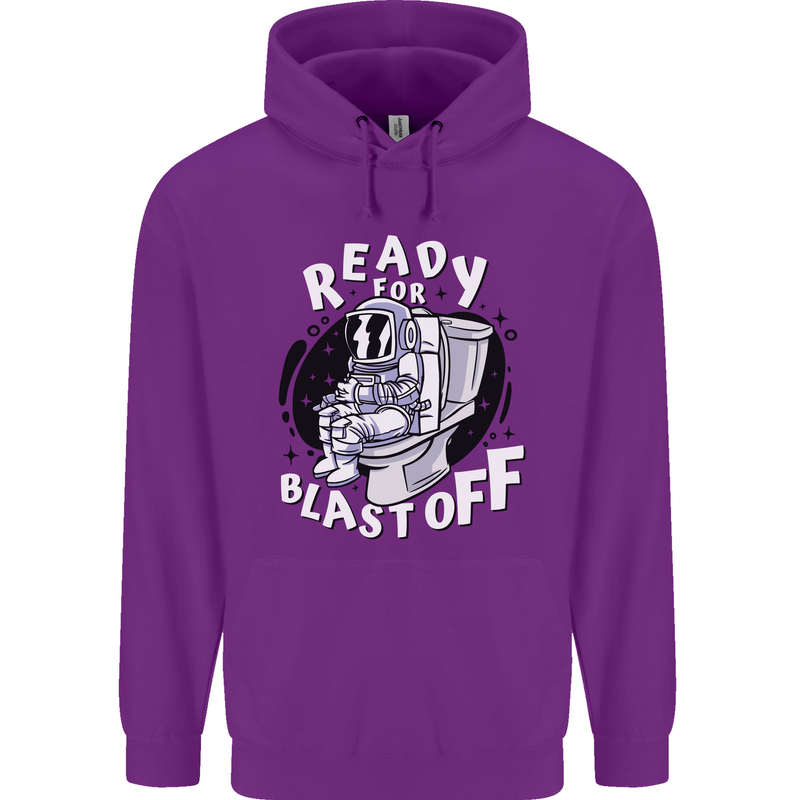Anatomy of an American Bulldog Funny Dog Childrens Kids Hoodie Purple