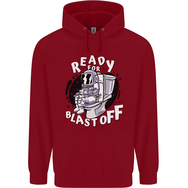 Anatomy of an American Bulldog Funny Dog Childrens Kids Hoodie Red