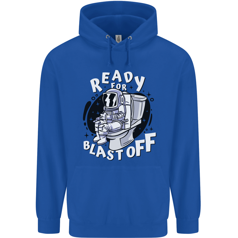 Anatomy of an American Bulldog Funny Dog Childrens Kids Hoodie Royal Blue