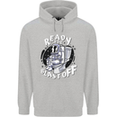 Anatomy of an American Bulldog Funny Dog Childrens Kids Hoodie Sports Grey