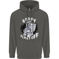 Anatomy of an American Bulldog Funny Dog Childrens Kids Hoodie Storm Grey