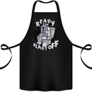 Anatomy of an American Bulldog Funny Dog Cotton Apron 100% Organic Black