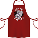 Anatomy of an American Bulldog Funny Dog Cotton Apron 100% Organic Maroon