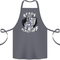 Anatomy of an American Bulldog Funny Dog Cotton Apron 100% Organic Steel