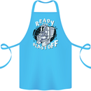 Anatomy of an American Bulldog Funny Dog Cotton Apron 100% Organic Turquoise