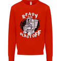 Anatomy of an American Bulldog Funny Dog Kids Sweatshirt Jumper Bright Red
