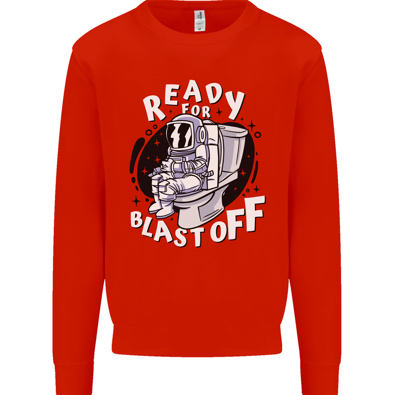 Anatomy of an American Bulldog Funny Dog Kids Sweatshirt Jumper Bright Red