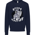 Anatomy of an American Bulldog Funny Dog Kids Sweatshirt Jumper Navy Blue
