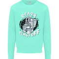 Anatomy of an American Bulldog Funny Dog Kids Sweatshirt Jumper Peppermint