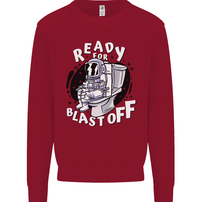 Anatomy of an American Bulldog Funny Dog Kids Sweatshirt Jumper Red