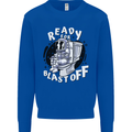 Anatomy of an American Bulldog Funny Dog Kids Sweatshirt Jumper Royal Blue