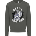 Anatomy of an American Bulldog Funny Dog Kids Sweatshirt Jumper Storm Grey