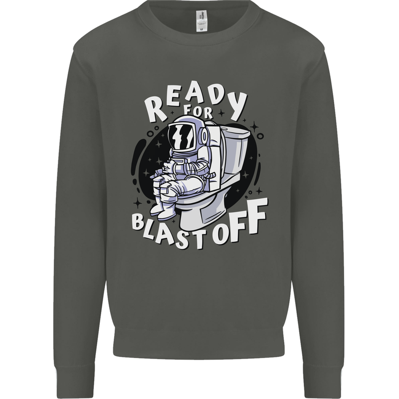 Anatomy of an American Bulldog Funny Dog Kids Sweatshirt Jumper Storm Grey