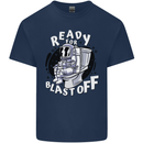 Anatomy of an American Bulldog Funny Dog Kids T-Shirt Childrens Navy Blue