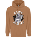 Anatomy of an American Bulldog Funny Dog Mens 80% Cotton Hoodie Caramel Latte