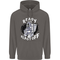 Anatomy of an American Bulldog Funny Dog Mens 80% Cotton Hoodie Charcoal