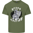 Anatomy of an American Bulldog Funny Dog Mens Cotton T-Shirt Tee Top Military Green