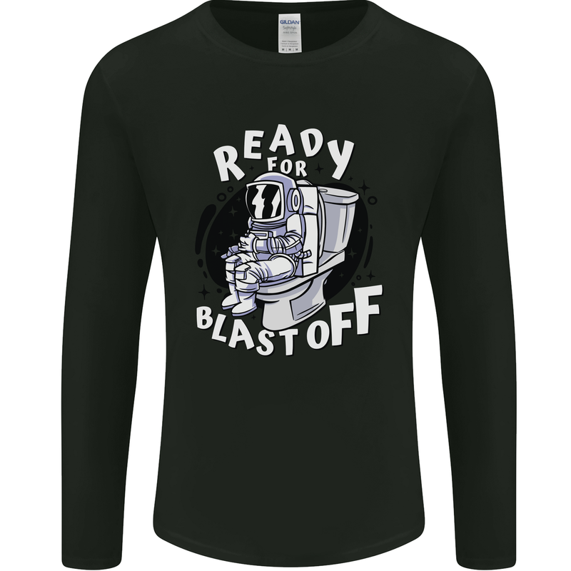 Anatomy of an American Bulldog Funny Dog Mens Long Sleeve T-Shirt Black