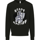 Anatomy of an American Bulldog Funny Dog Mens Sweatshirt Jumper Black