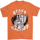 Anatomy of an American Bulldog Funny Dog Mens T-Shirt 100% Cotton Orange