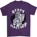 Anatomy of an American Bulldog Funny Dog Mens T-Shirt 100% Cotton Purple