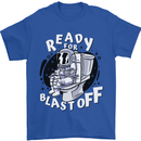 Anatomy of an American Bulldog Funny Dog Mens T-Shirt 100% Cotton Royal Blue