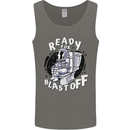 Anatomy of an American Bulldog Funny Dog Mens Vest Tank Top Charcoal