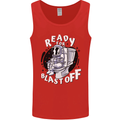 Anatomy of an American Bulldog Funny Dog Mens Vest Tank Top Red