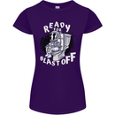 Anatomy of an American Bulldog Funny Dog Womens Petite Cut T-Shirt Purple