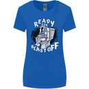 Anatomy of an American Bulldog Funny Dog Womens Wider Cut T-Shirt Royal Blue