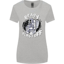 Anatomy of an American Bulldog Funny Dog Womens Wider Cut T-Shirt Sports Grey