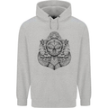 Anchor Skull Sailor Sailing Captain Pirate Ship Childrens Kids Hoodie Sports Grey