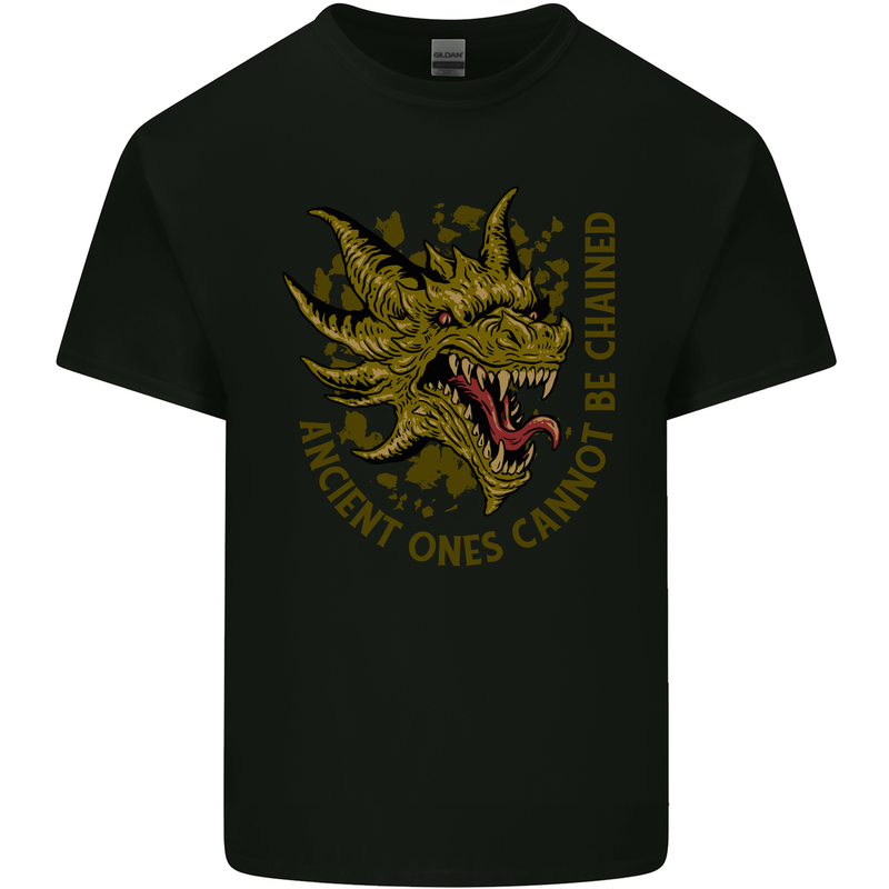 Ancient Ones Fantasy Dragon Kids T-Shirt Childrens Black