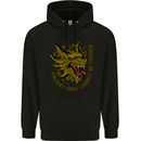 Ancient Ones Fantasy Dragon Mens 80% Cotton Hoodie Black
