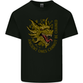 Ancient Ones Fantasy Dragon Mens Cotton T-Shirt Tee Top Black