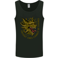 Ancient Ones Fantasy Dragon Mens Vest Tank Top Black