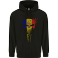 Andorra Skull Gym Training Bodybuilding Childrens Kids Hoodie Black