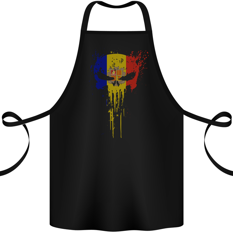 Andorra Skull Gym Training Bodybuilding Cotton Apron 100% Organic Black