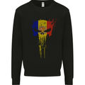 Andorra Skull Gym Training Bodybuilding Mens Sweatshirt Jumper Black