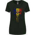 Andorra Skull Gym Training Bodybuilding Womens Wider Cut T-Shirt Black