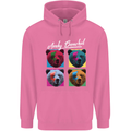 Andy Bearhol Funny Panda Bear Parody Art Childrens Kids Hoodie Azalea