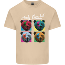 Andy Bearhol Funny Panda Bear Parody Art Mens Cotton T-Shirt Tee Top Sand