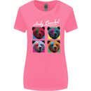 Andy Bearhol Funny Panda Bear Parody Art Womens Wider Cut T-Shirt Azalea