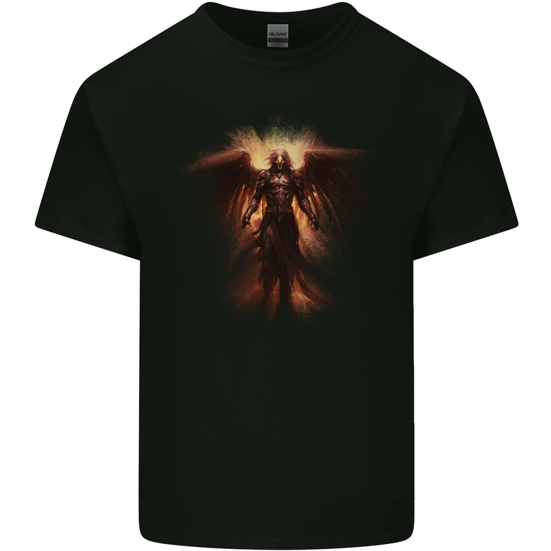 Angel of Death Fantasy Grim Reaper Kids T-Shirt Childrens Black