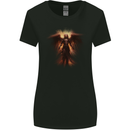 Angel of Death Fantasy Grim Reaper Womens Wider Cut T-Shirt Black