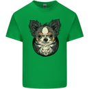Angry Chihuahua Kids T-Shirt Childrens Irish Green