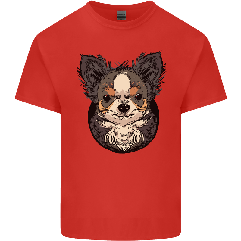 Angry Chihuahua Kids T-Shirt Childrens Red